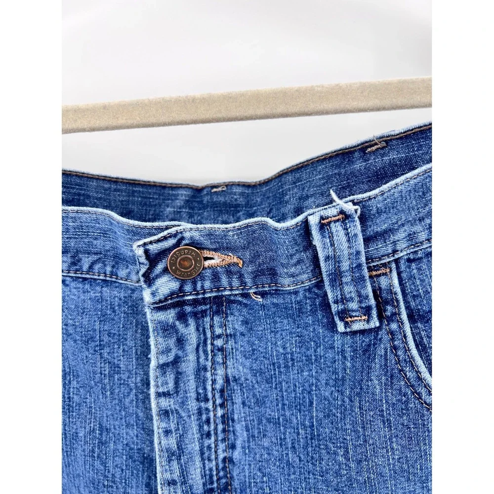Wrangler‎ Y2K Vintage Carpenter Jorts Dad Shorts Denim 100% Cotton Size 36